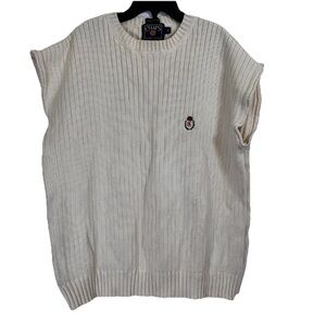 Vintage Chaps Ralph‎ Lauren Mens Sweater Vest XL Handframe Ribbed *Read